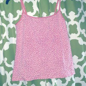 Victoria's Secret Pink Leopard Cami Tank Top Large